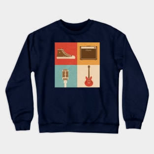 Retro rock Crewneck Sweatshirt